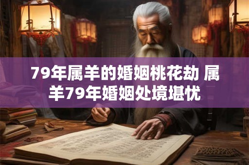 79年属羊的婚姻桃花劫 属羊79年婚姻处境堪忧