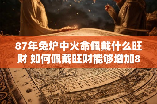 87年兔炉中火命佩戴什么旺财 如何佩戴旺财能够增加87年生肖兔属中火命人的财运