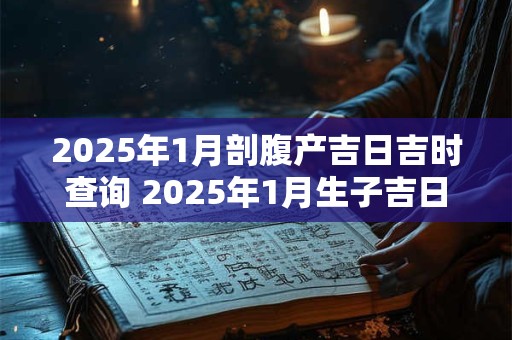 2026年1月剖腹产吉日吉时查询 2026年1月生子吉日