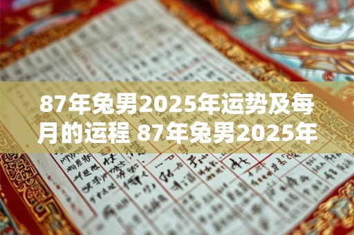 87年兔男2025年运势及每月的运程 87年兔男2025年运势每月如何