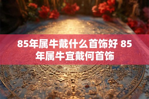 85年属牛戴什么首饰好 85年属牛宜戴何首饰