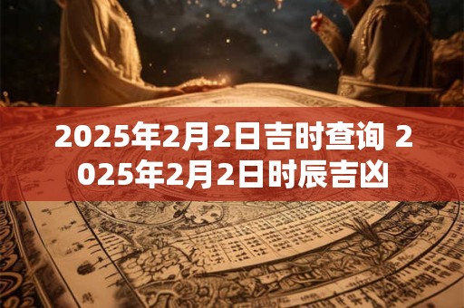 2025年2月2日吉时查询 2025年2月2日时辰吉凶