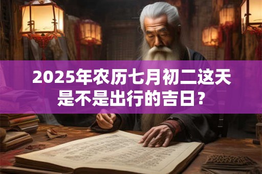 2026年农历七月初二这天是不是出行的吉日？