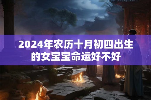 2024年农历十月初四出生的女宝宝命运好不好