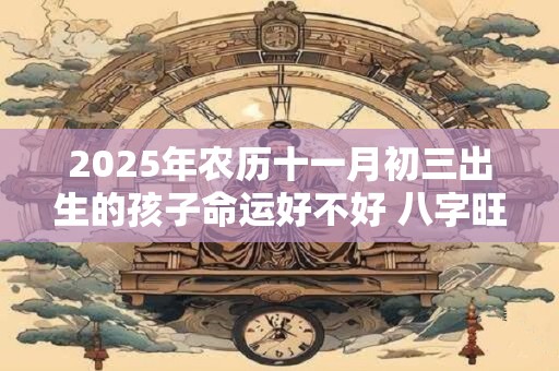 2025年农历十一月初三出生的孩子命运好不好 八字旺吗