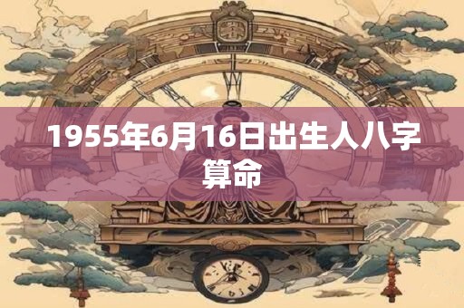 1955年6月16日出生人八字算命