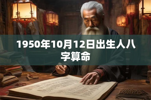 1950年10月12日出生人八字算命