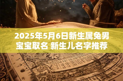 2025年5月6日新生属兔男宝宝取名 新生儿名字推荐