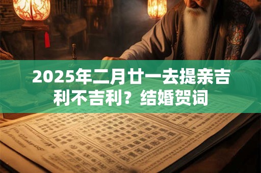 2025年二月廿一去提亲吉利不吉利？结婚贺词