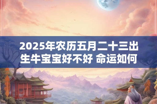 2025年农历五月二十三出生牛宝宝好不好 命运如何