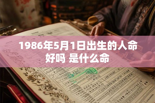 1986年5月1日出生的人命好吗 是什么命