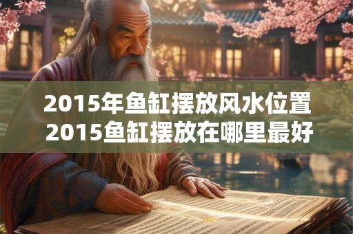 2015年鱼缸摆放风水位置 2015鱼缸摆放在哪里最好