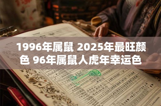 1996年属鼠 2025年最旺颜色 96年属鼠人虎年幸运色