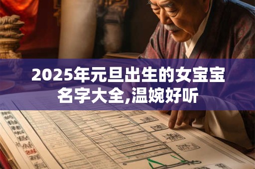 2025年元旦出生的女宝宝名字大全,温婉好听 2025年元旦出生的女宝宝名字大全,温婉好听