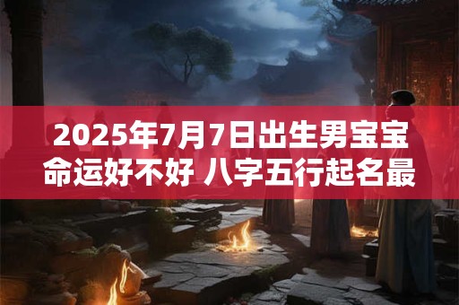 2025年7月7日出生男宝宝命运好不好 八字五行起名最全款