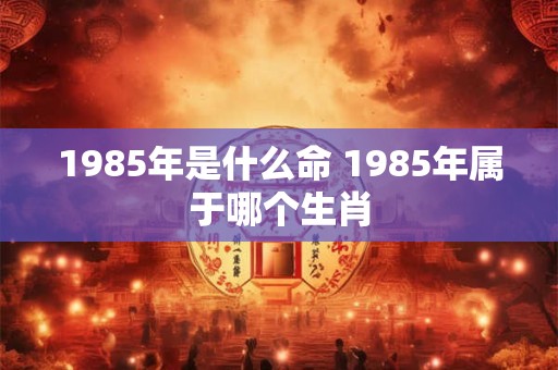 1985年是什么命 1985年属于哪个生肖
