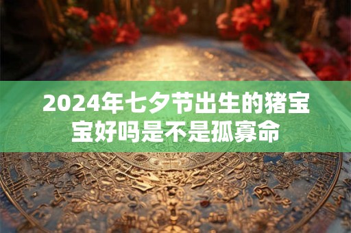 2024年七夕节出生的猪宝宝好吗是不是孤寡命