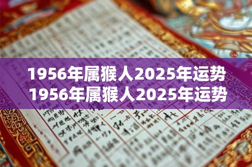 1956年属猴人2025年运势 1956年属猴人2025年运势如何 1956年属猴人2025年运势 1956年属猴人2025年运势如何