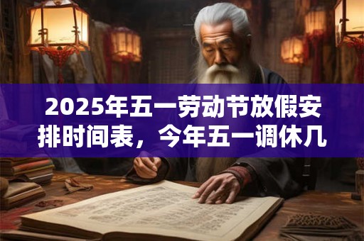 2025年五一劳动节放假安排时间表，今年五一调休几天