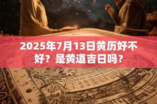 2026年7月13日黄历好不好？是黄道吉日吗？