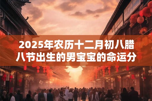 2025年农历十二月初八腊八节出生的男宝宝的命运分析？
