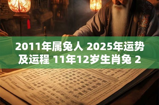 2011年属兔人 2025年运势及运程 11年12岁生肖兔 2025年每月运势 2011年属兔人 2025年运势及运程 11年12岁生肖兔 2025年每月运势
