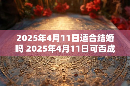 2025年4月11日适合结婚吗 2025年4月11日可否成婚