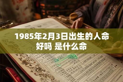 1985年2月3日出生的人命好吗 是什么命