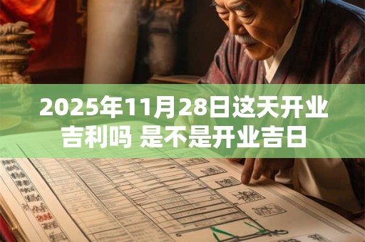 2025年11月28日这天开业吉利吗 是不是开业吉日