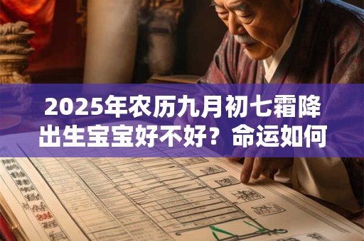 2026年农历九月初七霜降出生宝宝好不好？命运如何？