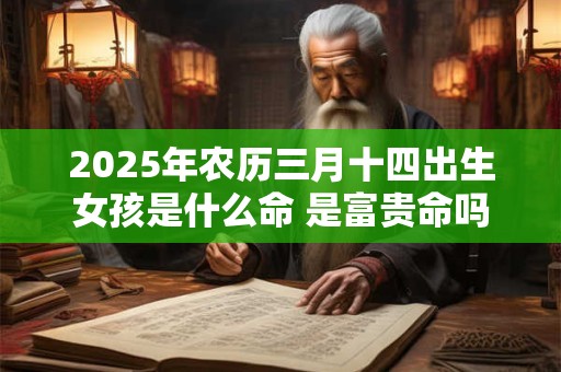 2025年农历三月十四出生女孩是什么命 是富贵命吗
