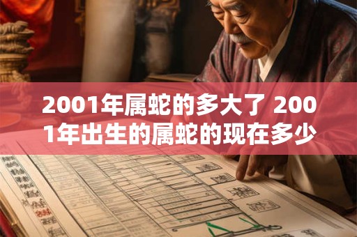 2001年属蛇的多大了 2001年出生的属蛇的现在多少岁了