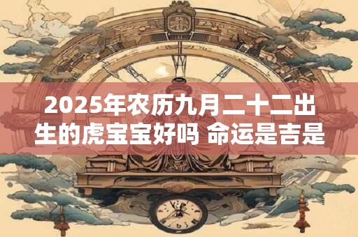 2025年农历九月二十二出生的虎宝宝好吗 命运是吉是凶