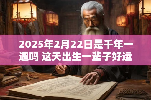 2025年2月22日是千年一遇吗 这天出生一辈子好运不断