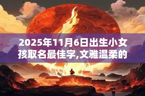 2025年11月6日出生小女孩取名最佳字,文雅温柔的名字