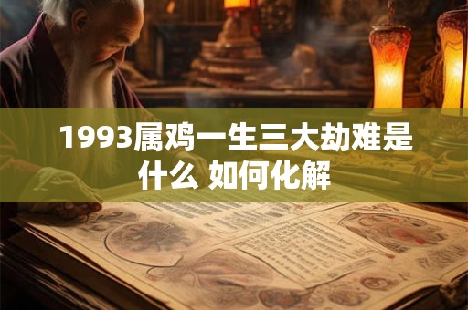 1993属鸡一生三大劫难是什么 如何化解