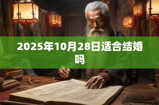 2025年10月28日适合结婚吗