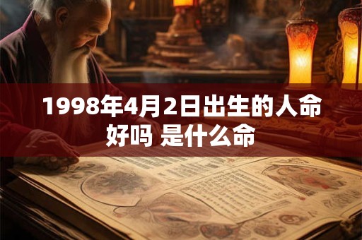 1998年4月2日出生的人命好吗 是什么命