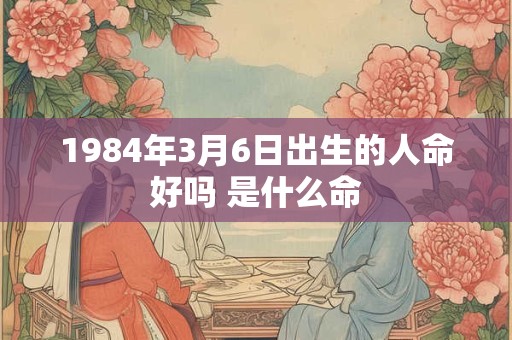 1984年3月6日出生的人命好吗 是什么命