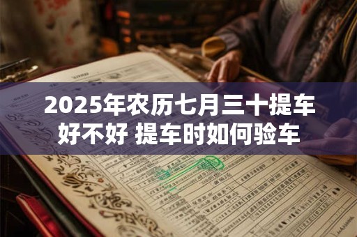 2025年农历七月三十提车好不好 提车时如何验车