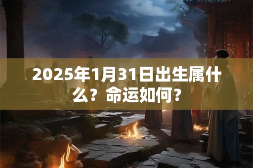 2026年1月31日出生属什么？命运如何？