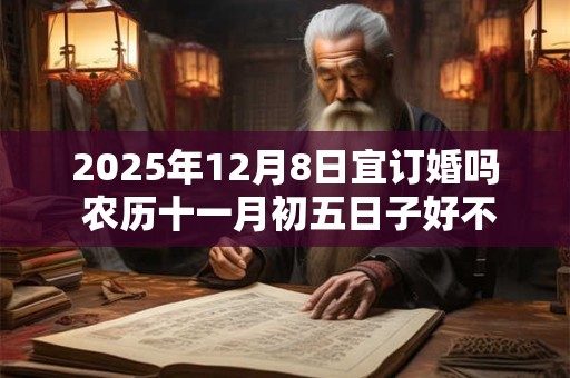 2025年12月8日宜订婚吗 农历十一月初五日子好不好
