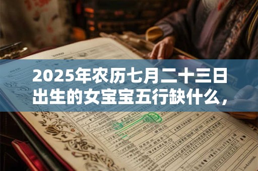 2025年农历七月二十三日出生的女宝宝五行缺什么，取什么名字好