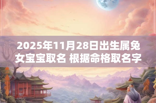 2025年11月28日出生属兔女宝宝取名 根据命格取名字