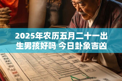 2025年农历五月二十一出生男孩好吗 今日卦象吉凶