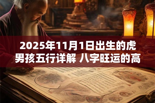 2025年11月1日出生的虎男孩五行详解 八字旺运的高分起名