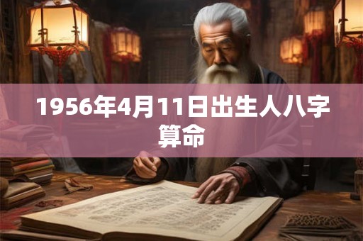 1956年4月11日出生人八字算命 1956年4月11日出生人八字算命