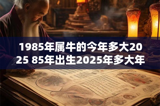 1985年属牛的今年多大2025 85年出生2025年多大年龄