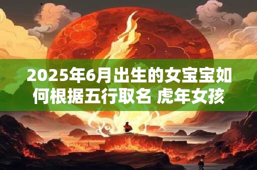 2025年6月出生的女宝宝如何根据五行取名 虎年女孩名字集锦
