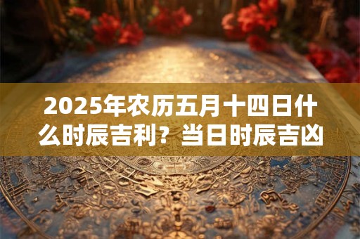 2025年农历五月十四日什么时辰吉利？当日时辰吉凶老黄历查询